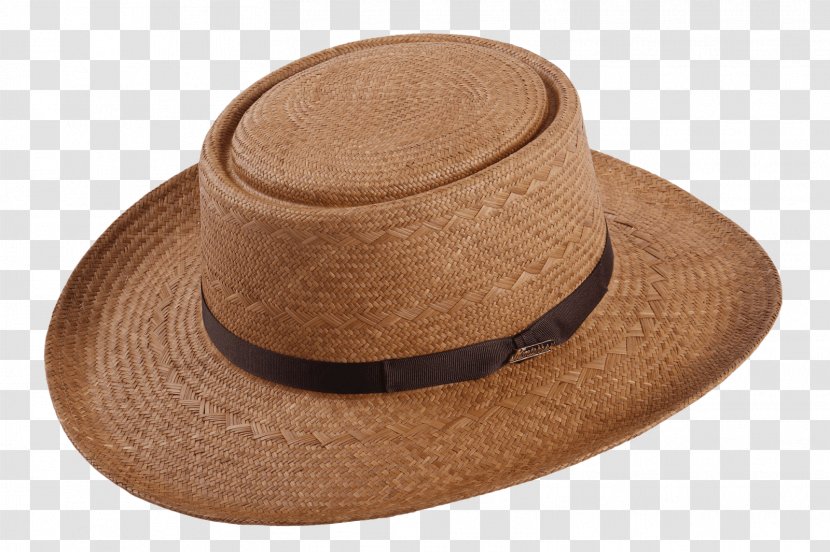 Panama Hat Fedora Carludovica Palmata Straw - Brown Transparent PNG