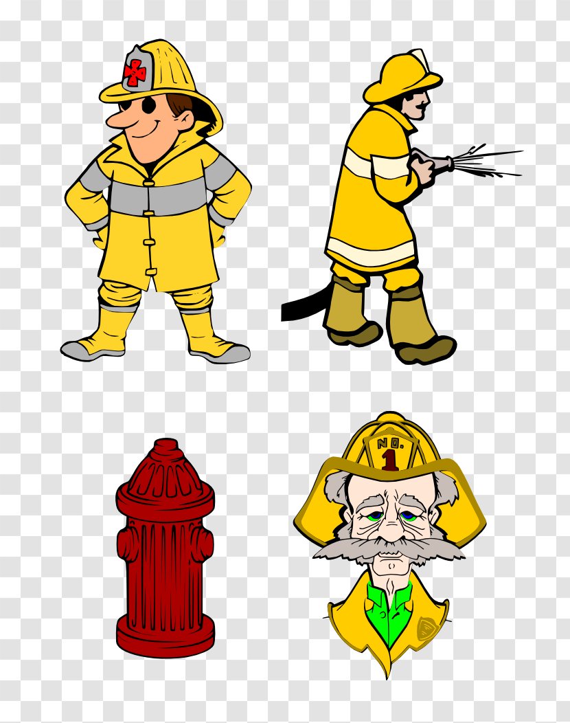 Firefighter Clip Art - Fire Hydrant Transparent PNG
