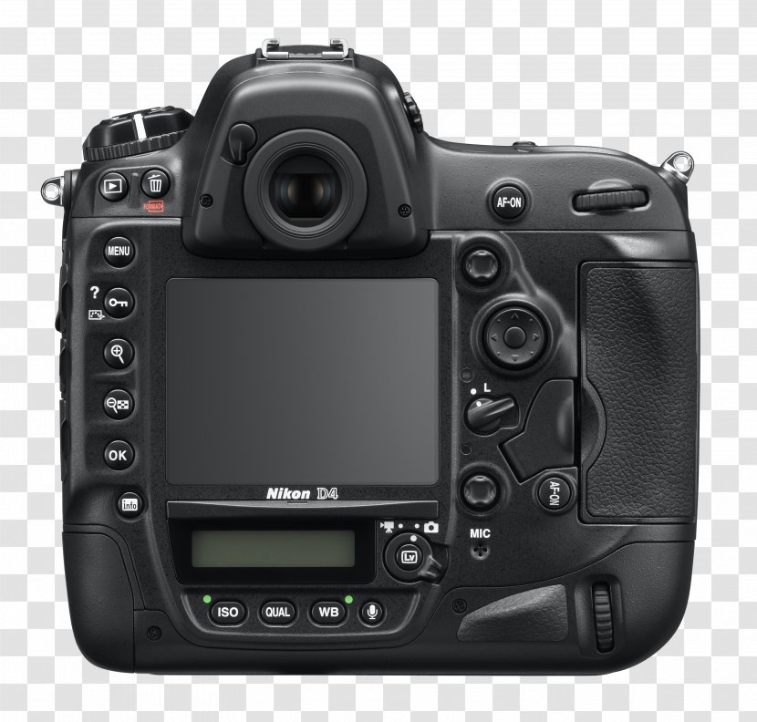 Nikon D4 D3S D3400 Digital SLR Camera - Lens - Slr Cameras Transparent PNG