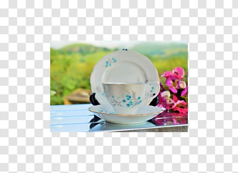 Coffee Cup Saucer Porcelain Plate - Royal Albert Transparent PNG