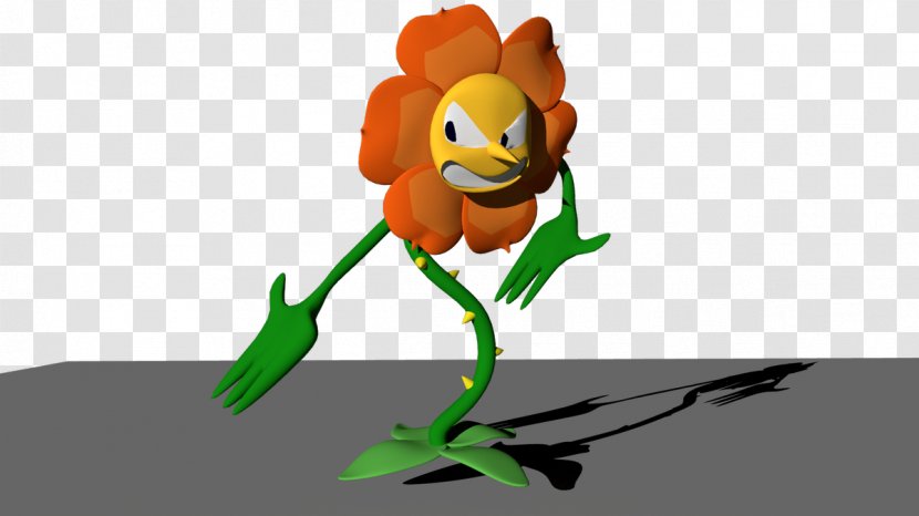 Cuphead Boss Video Game Furi Character - Flower - Vertebrate Transparent PNG