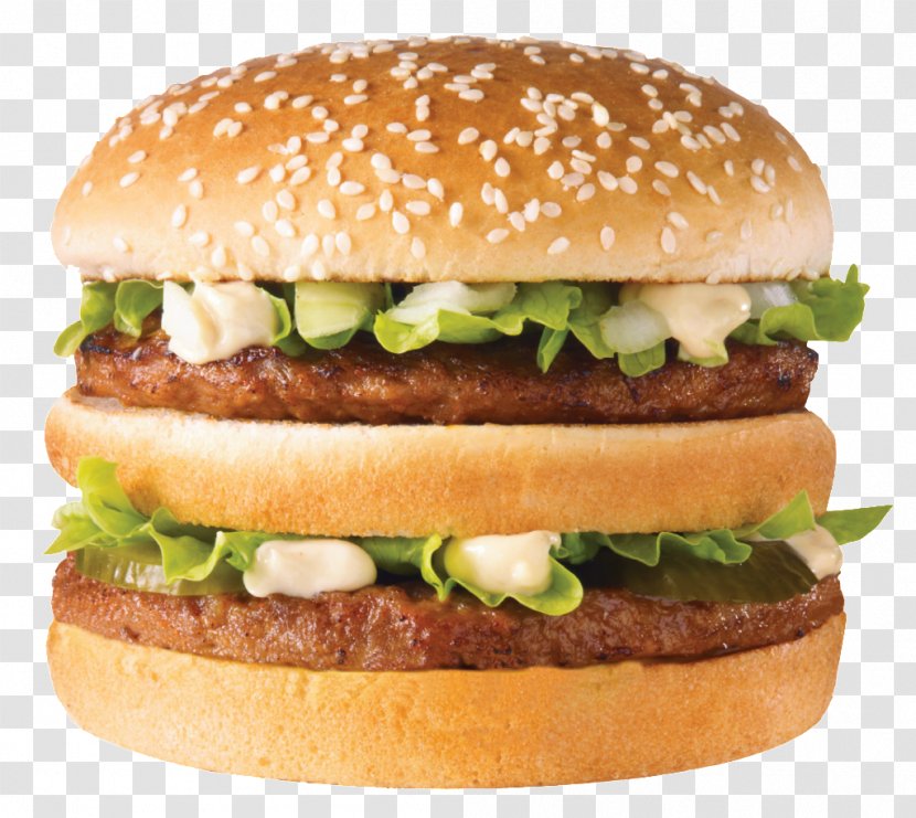 McDonald's Big Mac Hamburger Whopper Chicken Nugget French Fries - American Food - Burger King Transparent PNG