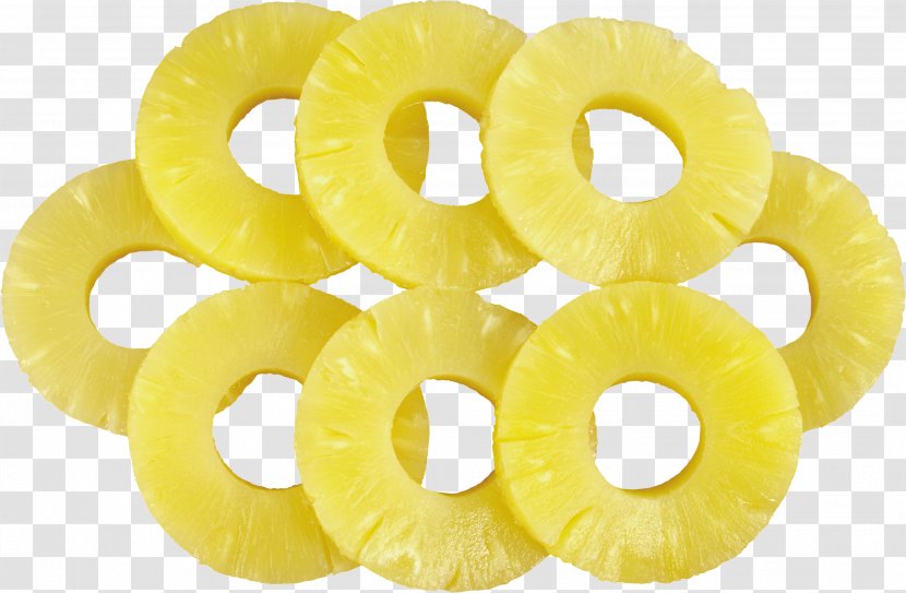Doughnut Pineapple Fruit Pizza - Pieces Of Transparent PNG