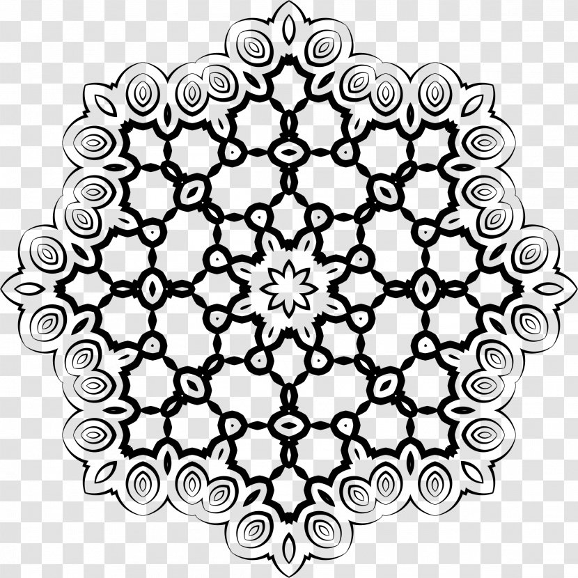 Line Art Black And White Drawing Circle - Monochrome Photography - Abstract Design Transparent PNG