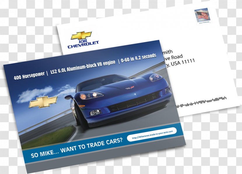 Car Chevrolet Automotive Design Motor Vehicle Product - Direct Mail Transparent PNG