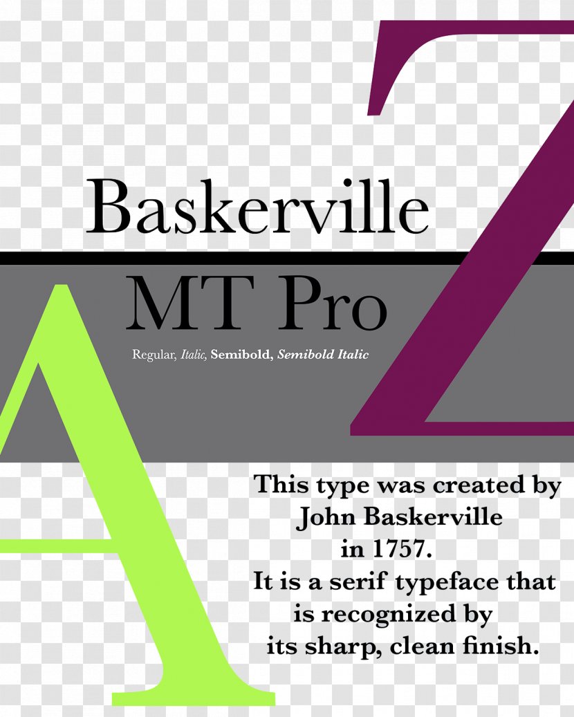 Baskerville Typeface Serif Type Designer Font - John Transparent PNG