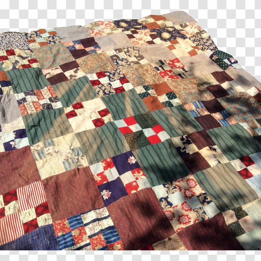 Crazy Quilting Patchwork Velvet Silk - Quilt Transparent PNG