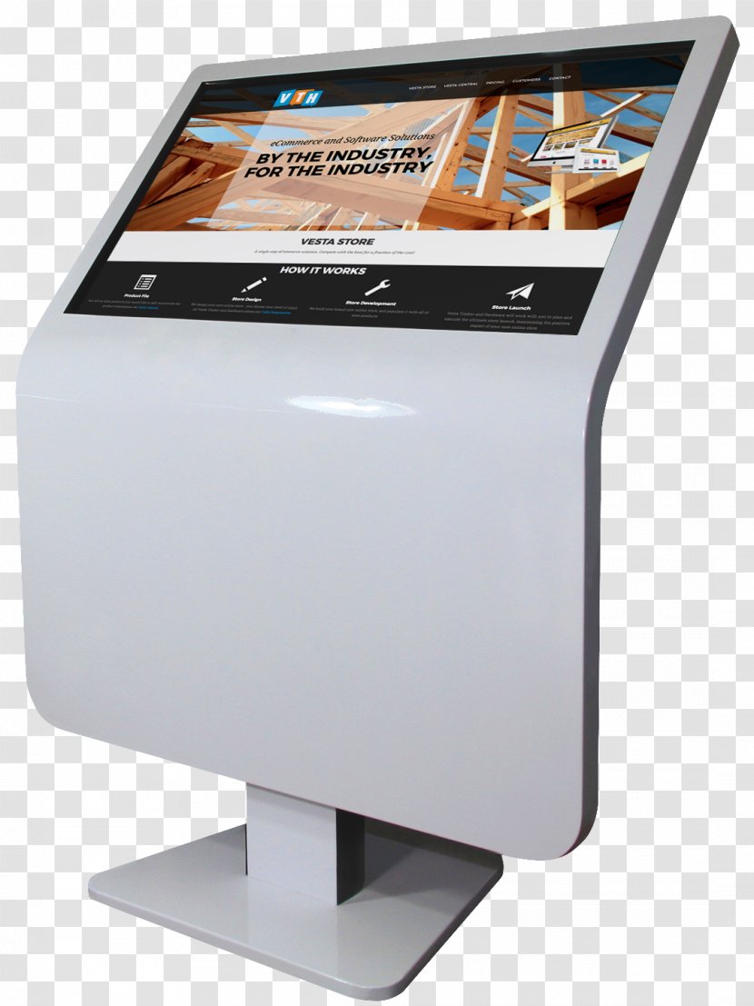 Interactive Kiosks Digital Signs Touchscreen - Kiosk - Signage Transparent PNG