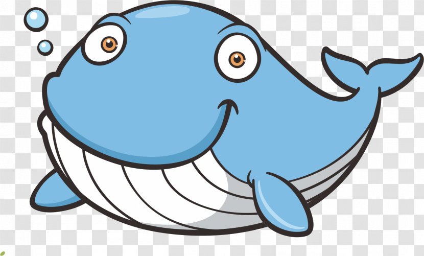 Blue Whale Clip Art - Cartoon Transparent PNG