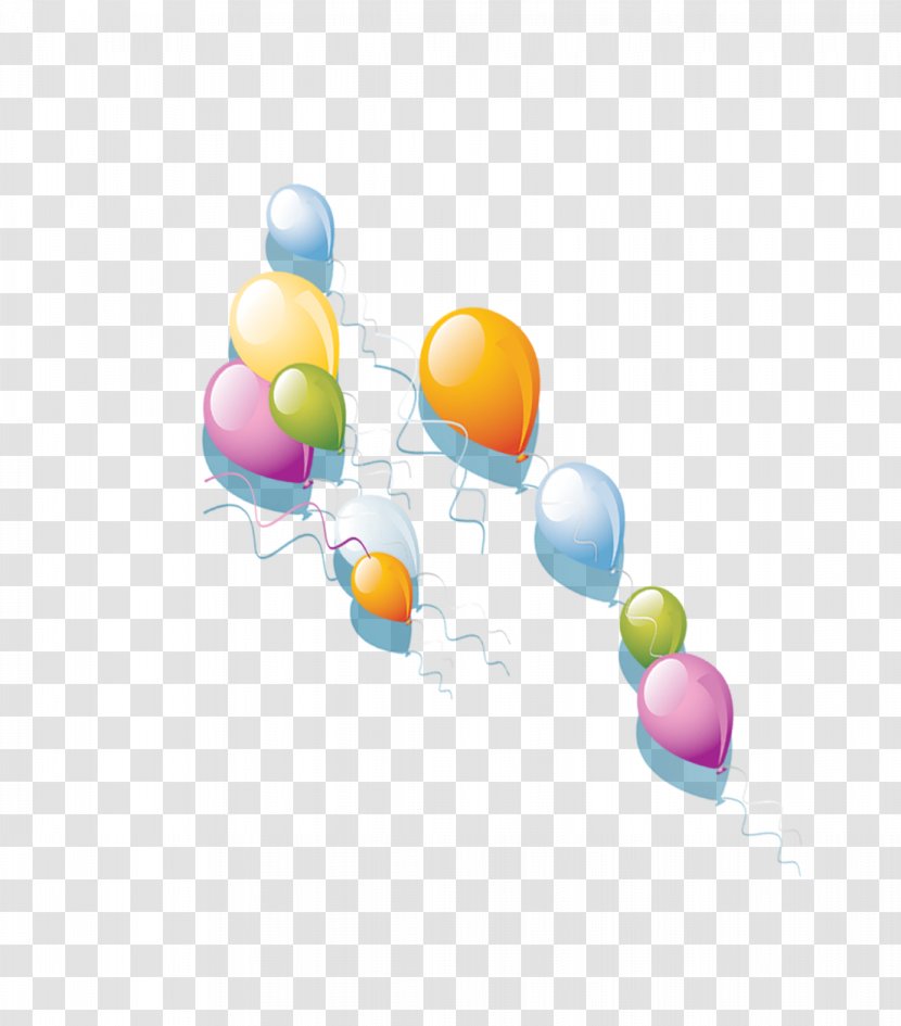 Balloon Ribbon - Beautiful Ribbons Transparent PNG