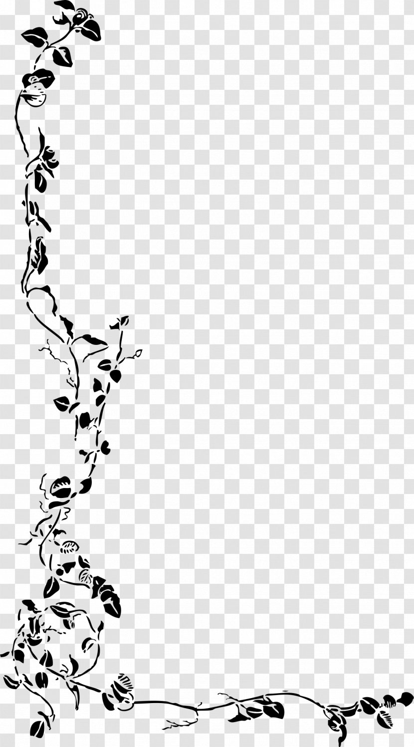 Borders And Frames Floral Design Clip Art - Twig - Flower Transparent PNG