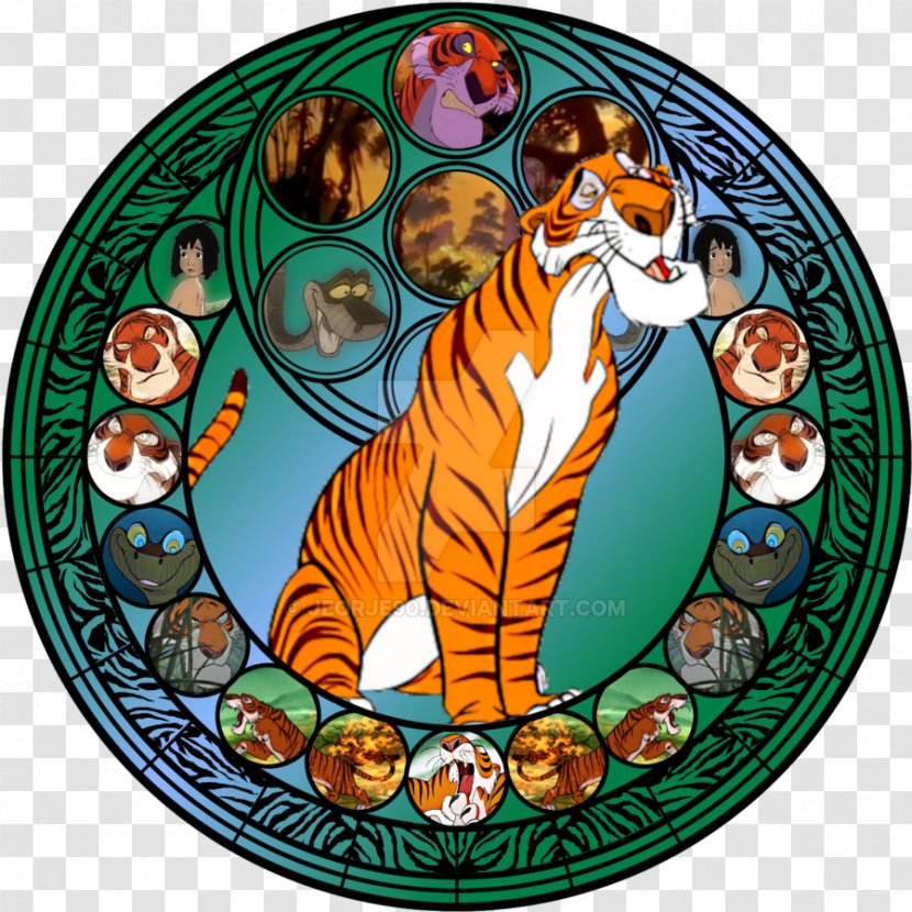 The Jungle Book Shere Khan Colonel Hathi Bagheera Mowgli - Tiger Transparent PNG