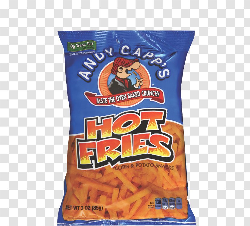 Potato Chip French Fries Andy Capp's Barbecue - Food - Hot Item Transparent PNG