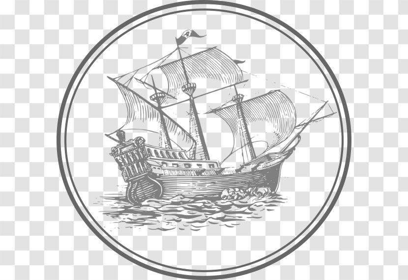 Sailing Ship Pirate Drawing Clip Art Transparent PNG