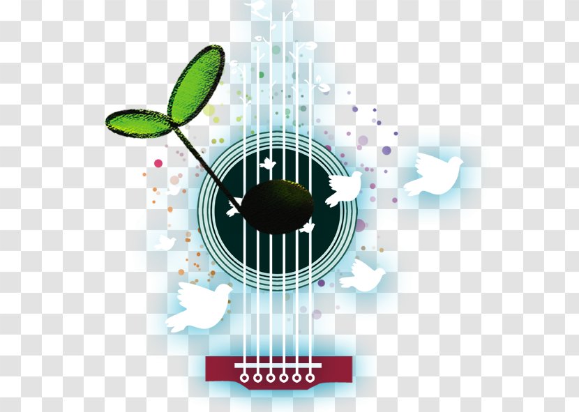 Art Poster Guitar - Frame - Song Transparent PNG