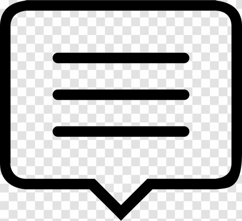 Feedsack Icon - User Interface - Speech Balloon Transparent PNG