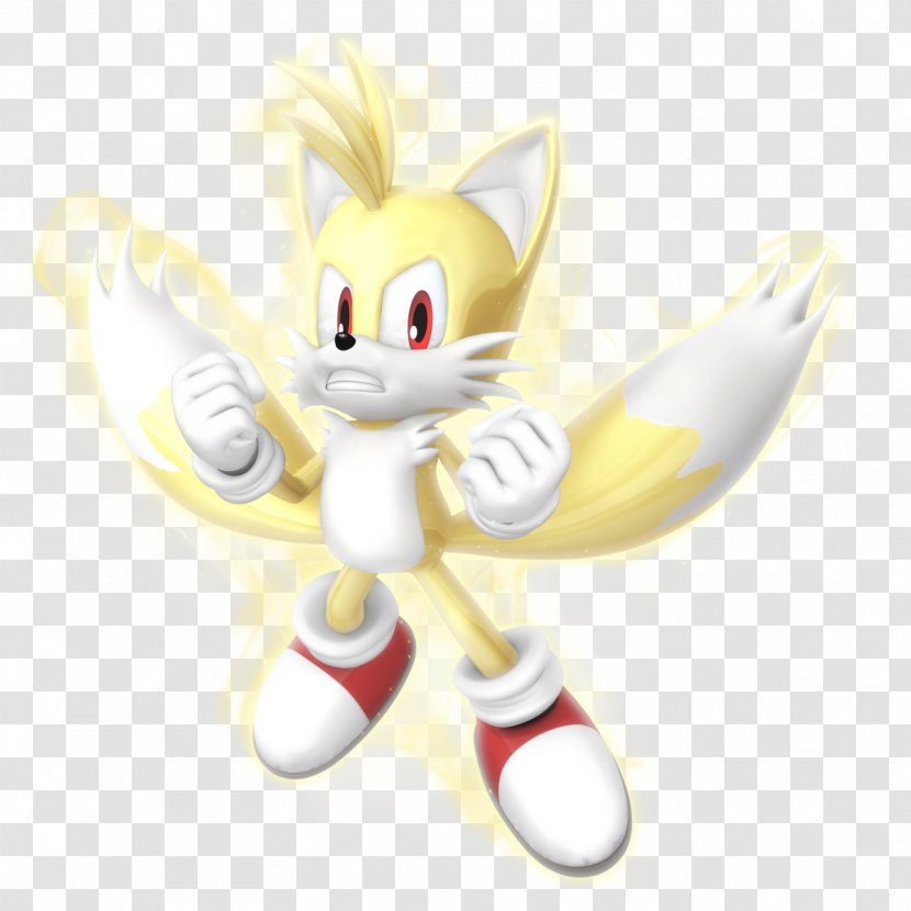 Tails Sonic The Hedgehog 3 Generations & Knuckles - Figurine - Flashing Vector Transparent PNG