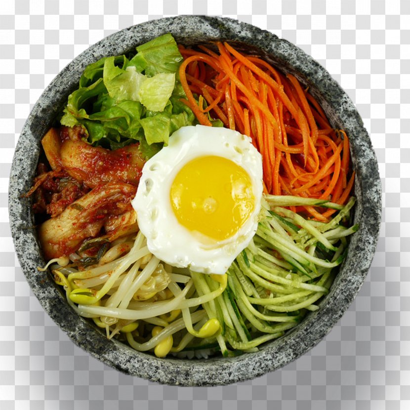 Bibimbap Korean Cuisine Cooked Rice U571fu934bu98ef Food - Cup - Egg Thai Transparent PNG