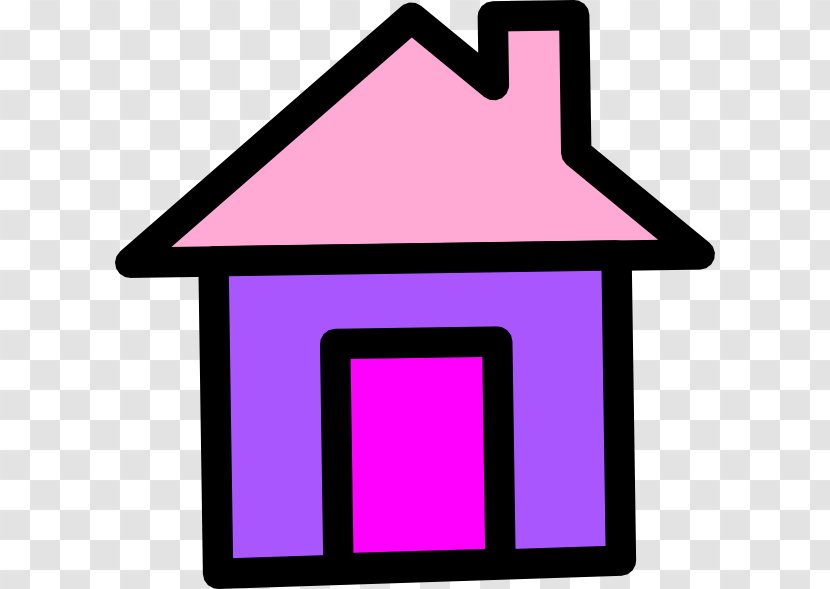 Gingerbread House Purple Clip Art - Building - Pink Cliparts Transparent PNG