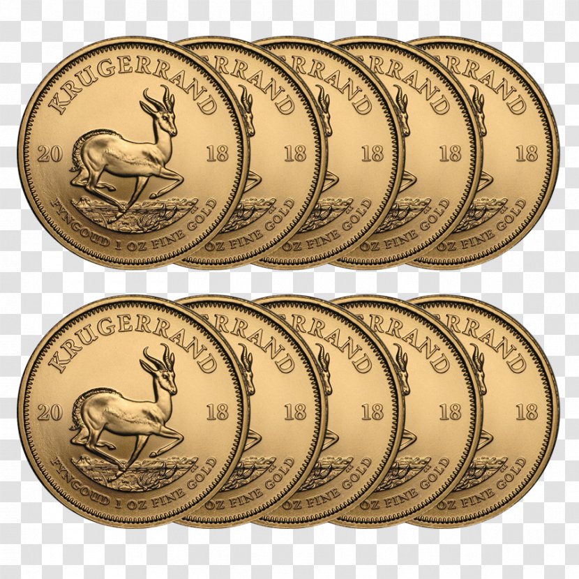 Gold Coin Krugerrand Silver Transparent PNG