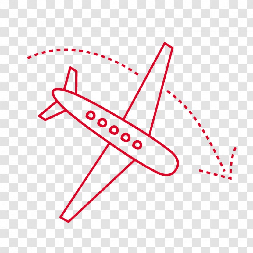 Airplane Line Point Angle Clip Art - Vehicle Transparent PNG