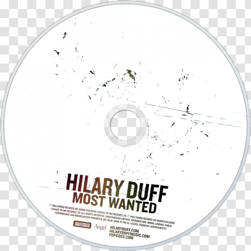 Most Wanted Compact Disc Brand Font - Hilary Duff Transparent PNG