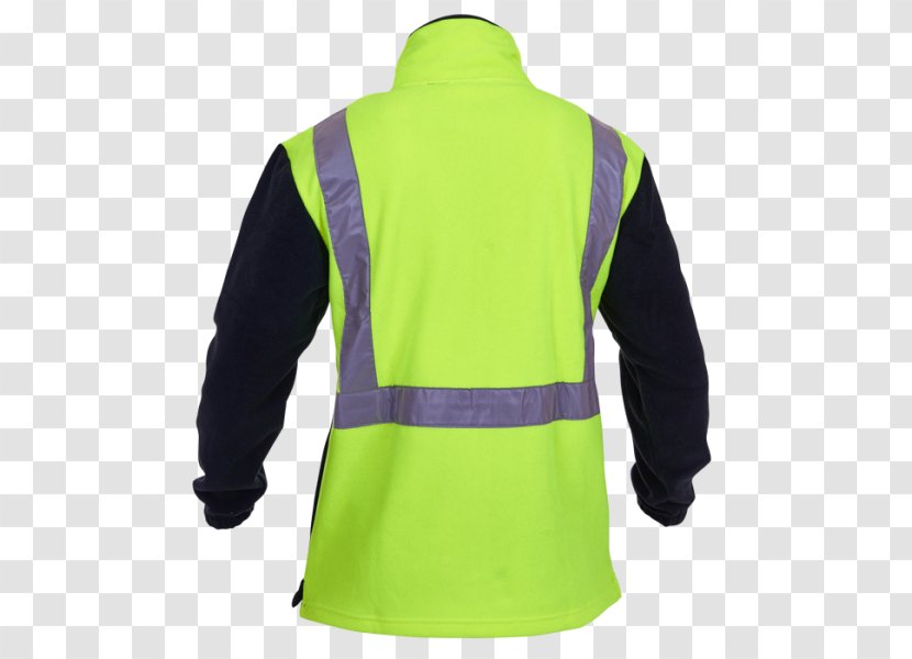 Sleeve T-shirt Shoulder Polar Fleece Jacket Transparent PNG
