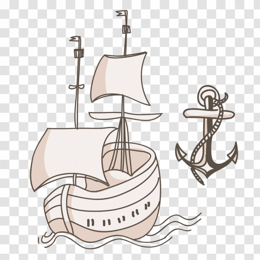 Sailing Ship Watercraft Anchor Design - Dal Transparent PNG