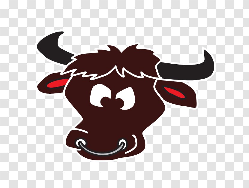 Cattle Silhouette Mammal Character Clip Art Transparent PNG