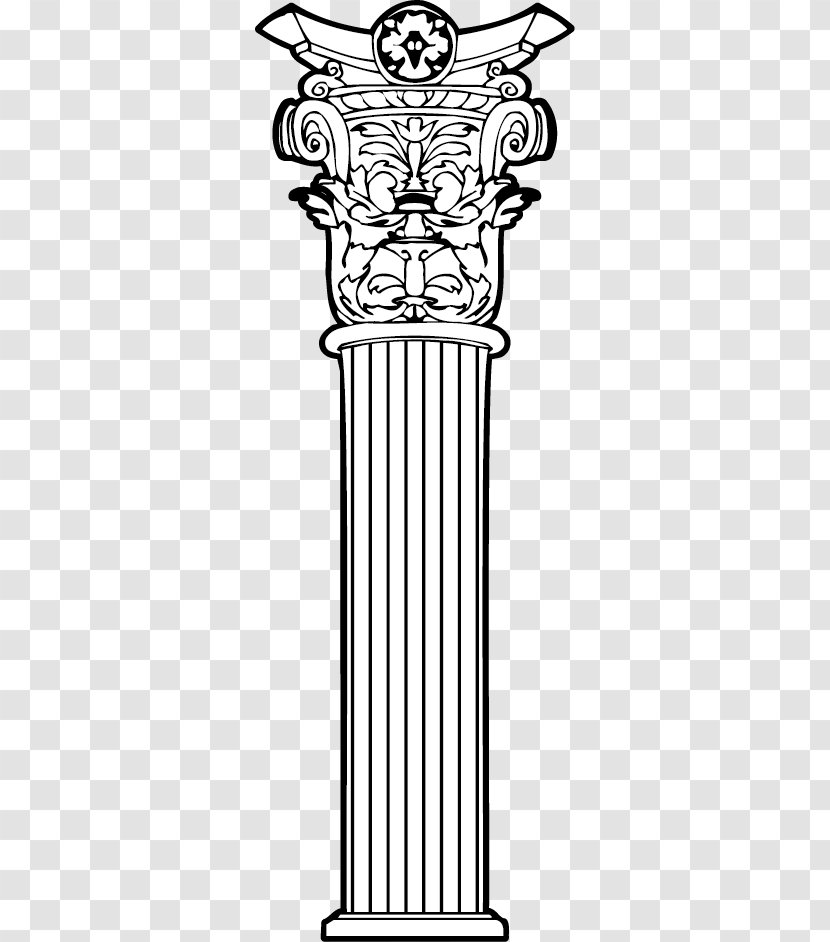 Column - Sculpture - European Classical Pattern Transparent PNG