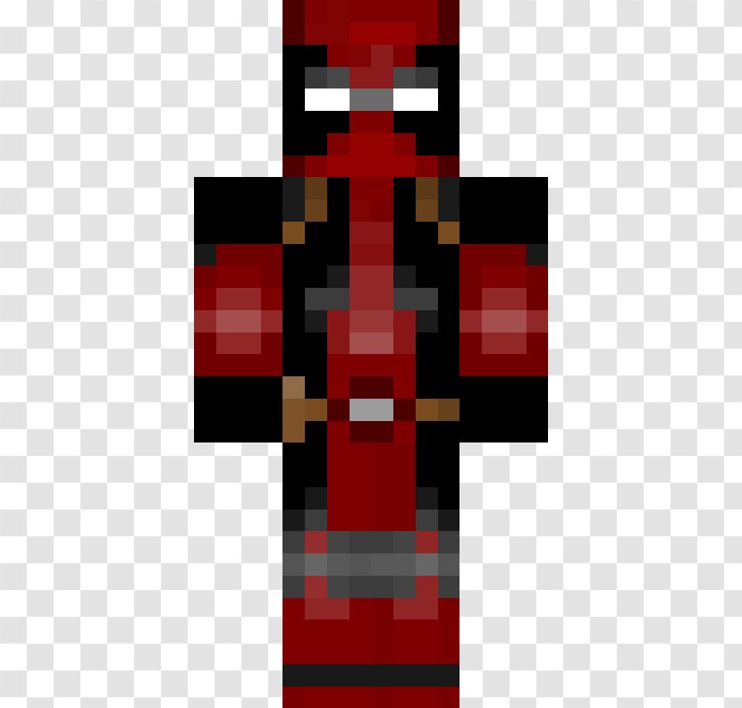 Minecraft: Pocket Edition Deadpool Herobrine Video Game - Skin Minecraft Transparent PNG