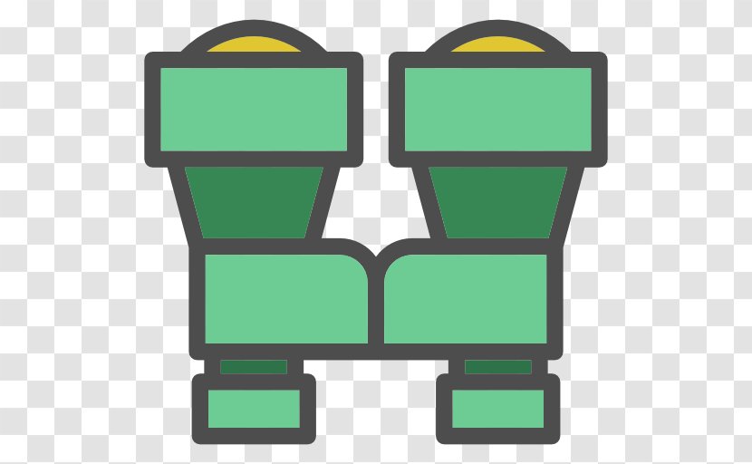 Eye Light Binoculars Tool - Green Transparent PNG