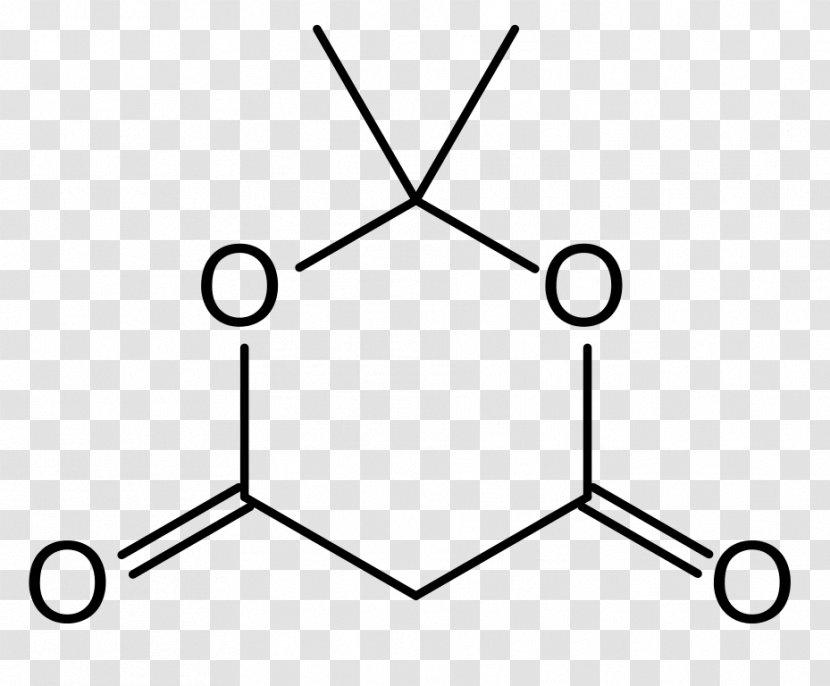 Meldrum's Acid Chemical Compound Molecule Acetic Organic - Synthesis Transparent PNG