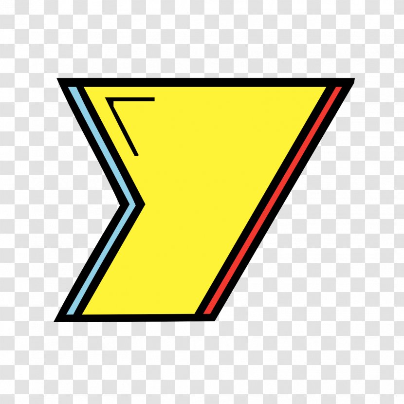Pac-Man Clip Art Triangle Alphabet - Rectangle - Packman Transparent PNG