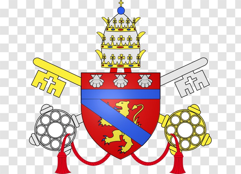 Coat Of Arms Papal Coats Pope Crest Blazon - Male - Aita Santu Transparent PNG
