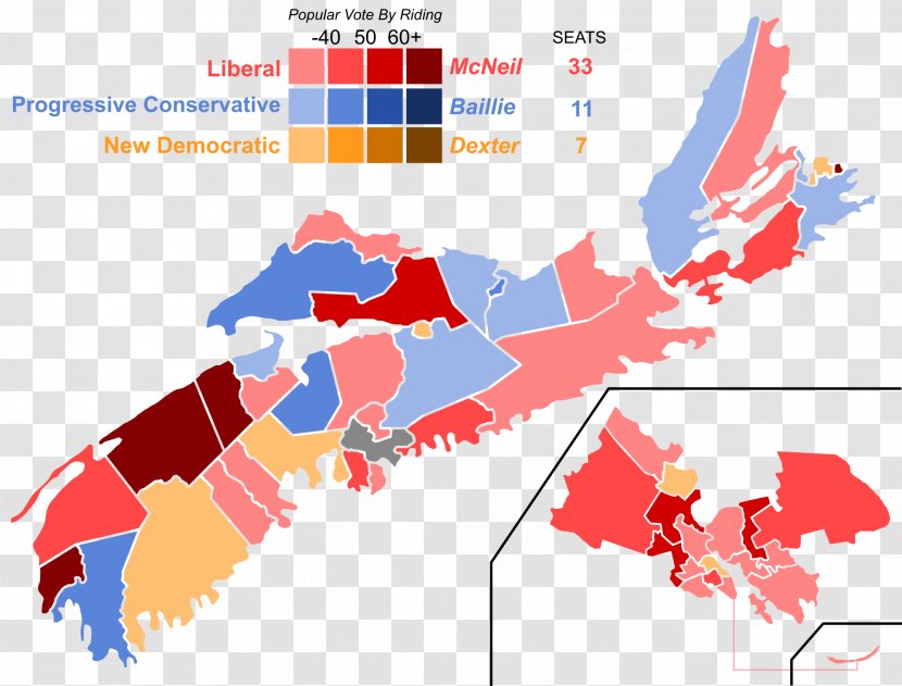 Halifax Regional Municipality Nova Scotia General Election, 2017 2013 Map Transparent PNG