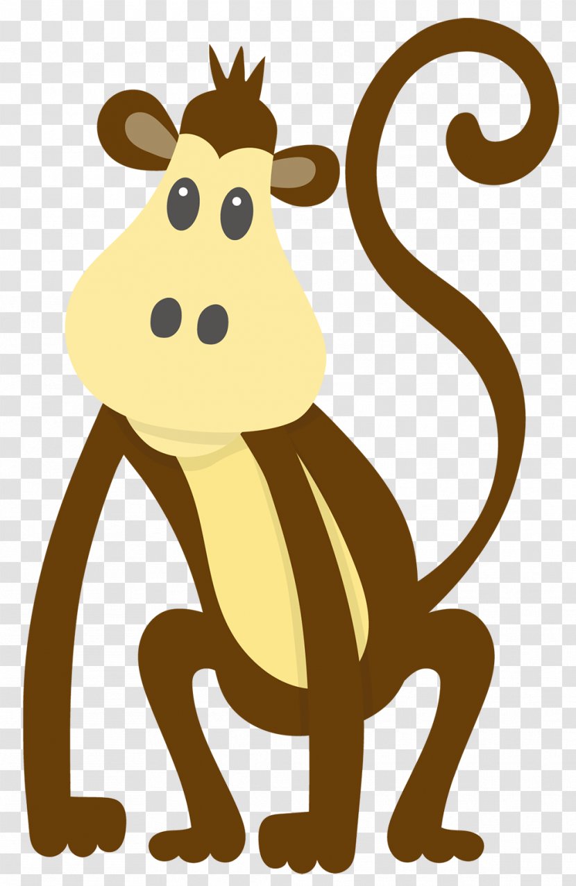 Vector Graphics Image Drawing - Mammal - Monkey Transparent PNG
