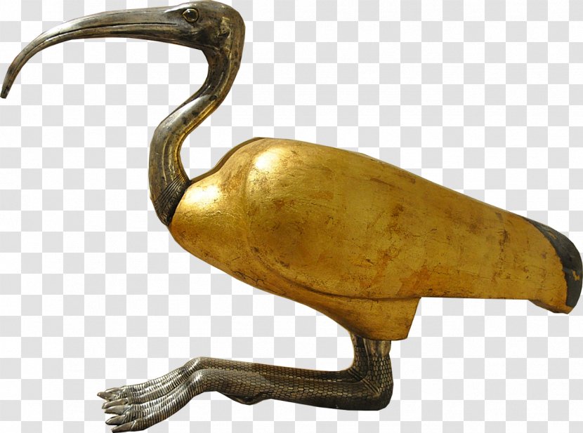 Sculpture 01504 Water Bird - Gold Figures Transparent PNG