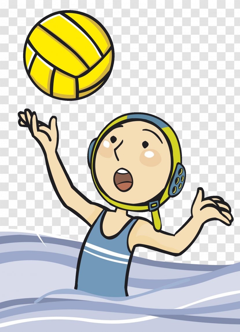 Water Volleyball Swimming Swim Cap - Happiness Transparent PNG