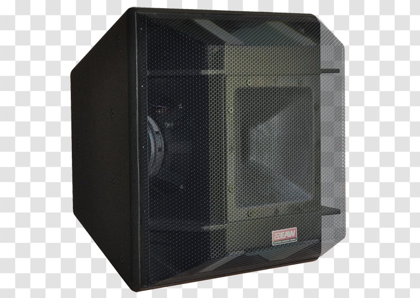 Subwoofer Eastern Acoustic Works Loudspeaker Enclosure Full-range Speaker - Computer Case - Hind Transparent PNG