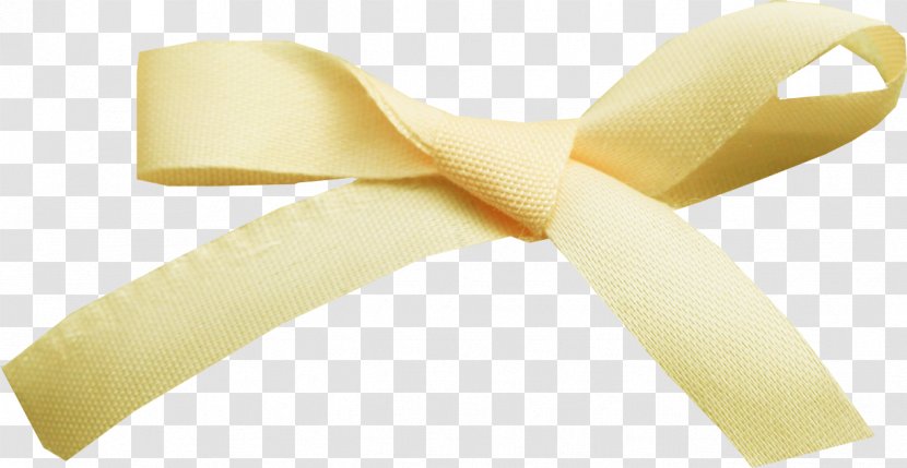 Yellow Ribbon - Orange Bow Cloth Transparent PNG
