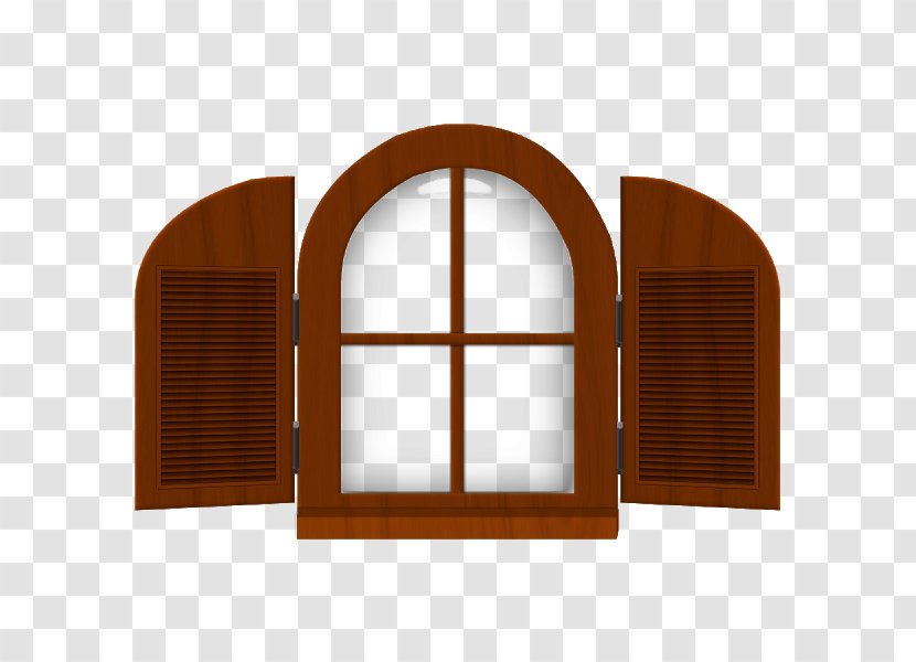 Wood Stain Window - Arch Transparent PNG