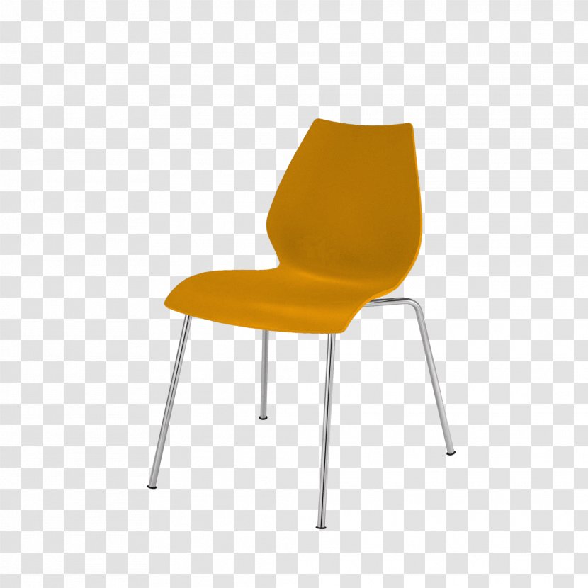 Chair Plastic Armrest - Yellow Transparent PNG