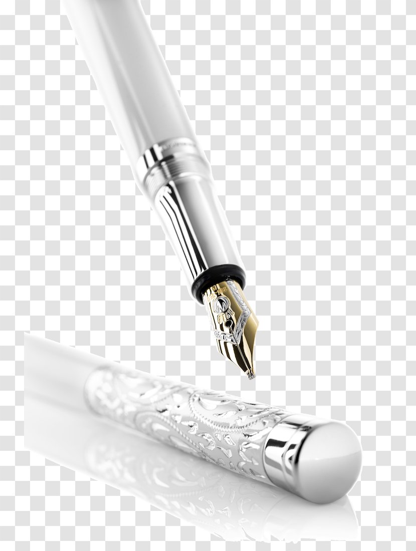 Ballpoint Pen Fountain Sterling Silver Jewellery - Lacquer Transparent PNG