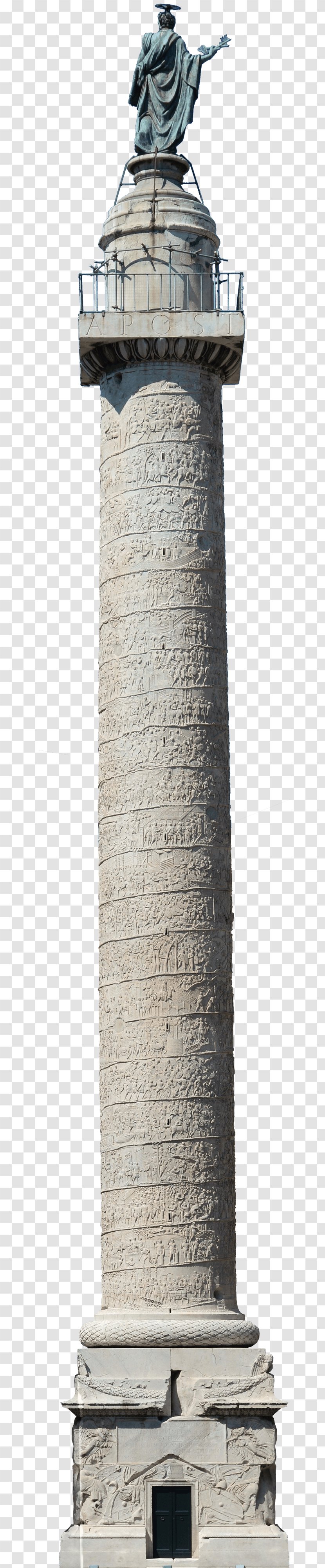 Trajan's Column Roman Empire Ancient Rome - National Historic Landmark Transparent PNG
