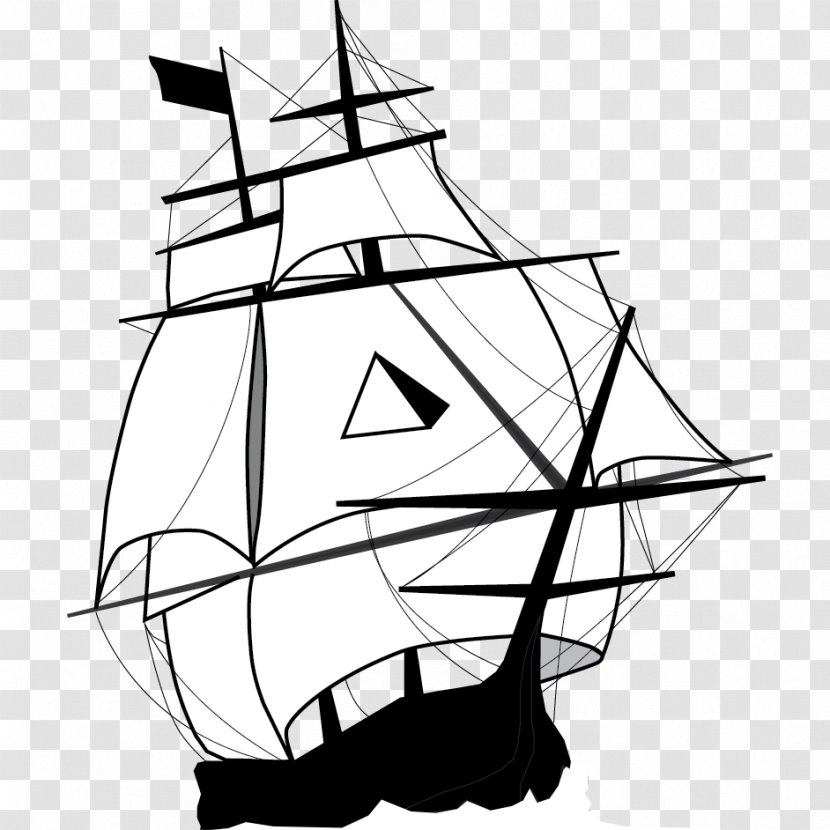 Brigantine Galleon Caravel Carrack Clip Art - Vehicle - Sought Frame Transparent PNG