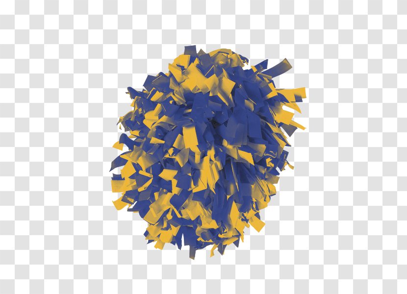 Cheerleading Pom Poms Pom Paper Electric Blue Gold Color Material Transparent Png