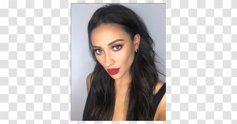 Shay Mitchell Pretty Little Liars Hair Coloring Black - Heart Transparent PNG