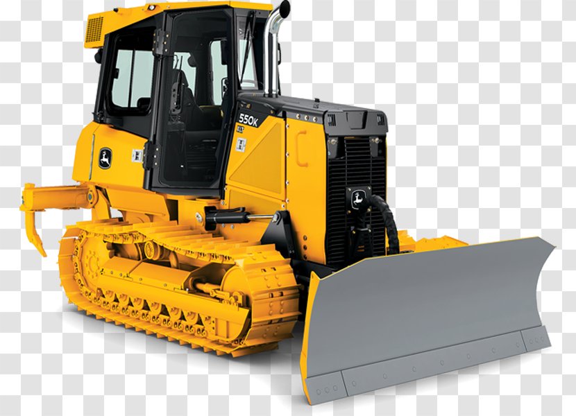 John Deere Caterpillar Inc. Komatsu Limited Bulldozer Heavy Machinery - Yellow Transparent PNG