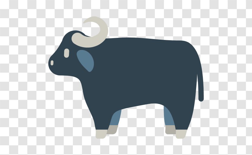 Cattle Water Buffalo Ox Emojipedia - Sticker Transparent PNG